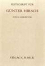 Festschrift für Günter Hirsch zum 65. Geburtstag