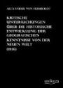 Kritische Untersuchungen über die historische Entwicklung der geografischen Kenntnisse von der neuen Welt: (1836)