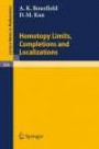 Homotopy Limits, Completions and Localizations (Lecture Notes in Mathematics)