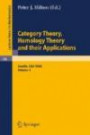 Category Theory, Homology Theory and Their Applications. Proceedings of the Conference Held at the Seattle Research of the Battelle Memorial ... 1968: Volume 3 (Lecture Notes in Mathematics)