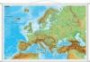 Europa physisch. Wandkarte mit Metallleiste