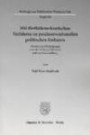 Mit direktdemokratischen Verfahren zu postkonventionellen politischen Kulturen: Theoretische Überlegungen anhand von Jürgen Habermas und Lawrence Kohlberg