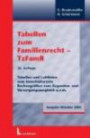 Tabellen zum Familienrecht - TzFamR