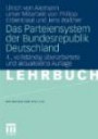 Das Parteiensystem der Bundesrepublik Deutschland (Grundwissen Politik) (German Edition)