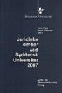 Juridiske emner ved Syddansk Universitet