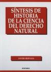 Síntesis de historia de la ciencia del Derecho natural