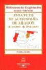 Estatuto de Autonomía de Aragón (LO 5/2007, de 20 de abril)