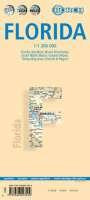 Florida 1 : 1 200 000 - Road Map + City Maps (Borch Maps)