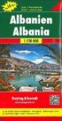 Albanien, Autokarte 1:150.000, Top 10 Tips, freytag & berndt Auto + Freizeitkarten