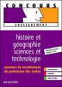 Histoire et géographie sciences et technologie : Concours de recrutement de professeur des écoles
