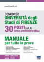 Concorso Università degli studi di Firenze. 30 posti area amministrativa (cat. C). Teoria e test