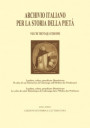 Archivio italiano per la storia della pietà. Ediz. italiana e inglese