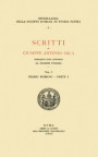 Scritti di Giuseppe Antonio Sala. Pubblicati sugli autografi da Giuseppe Cugnoni