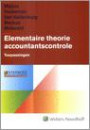 Elementaire theorie accountantscontrole / deel Toepassingen