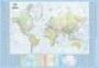 Politische Weltkarte: Mit Zeitzonenkarte. Mit Länderlexikon. Flaggen aller Staaten der Welt