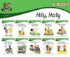 Milly Molly: Level 4 - 10 Books Collection (Milly Molly and Billy Boy and Daffodil, Milly Molly and Grandpa Friday, Milly Molly and Little Dot, Milly ... Pepper, Milly Molly and the Runaway Bean, etc)