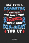 Diabetes Notebook: Dotted Lined Diabetes Notebook (6x9 inches) ideal as a Tracking Journal for Insulin. Perfect as a Diabetes Awareness B
