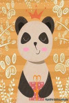 Princess Panda Journal: Cute Princess Present Panda Lined Notebook
