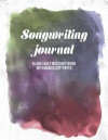 Songwriting Journal Blank Sheet Music Notebook With Manuscript Paper: Watercolor Design Blank Staff Paper for Music Notebook and Lined Pages Lyrics Jo