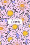 Journal: flower journal, vintage floral book, Diary, notebook, composition book, cute girly flowers, lined pages
