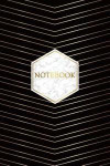Notebook: Gorgeous Gold Trendy Journal 120-Page Blank Page Pretty Gold Notebook 6 X 9 Perfect Bound Softcover