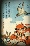 Journal: Cuckoo and Azaleas: Blank Lined Japanese Bird Journal Notebook