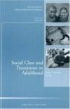 Social Class and Transitions to Adulthood: New Directions for Child and Adolescent Development (J-B CAD Single Issue Child & Adolescent Development)