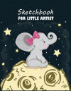 Sketchbook for Little Artist: Large Blank drawing Pad for Kids, size 8.5 x 11 with plenty of space for doodling or sketching, 100+ pages to sketch