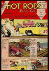 Hot Rods and Racing Cars featuring Clint Curtis and the Road Knights: Vintage Classic Comic Cover on a Blank Journal Diary 7 x 10 Size 150 Gray Lined