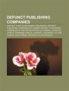 Defunct Publishing Companies: Defunct Comics and Manga Publishers, Defunct Publishing Companies of Canada