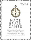 Maze Brain Games: 50 Maze Puzzle from Beginner, Moderate and Hard, Brain Training Game for Teen, Young Adults, Adults, Senior, Large Pri