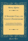 A Solemn Call on Count Zinzendorf