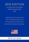 Verification of Eligibility for Free and Reduced Price Meals in the National School Lunch and School Breakfast Programs (US Food and Nutrition Service