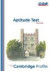 The Cambridge Profile: Aptitude Test Booklet