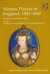Women Players In England, 1500-1660: Beyond The All-Male Stage (Studies in Performance and Early Modern Drama)