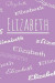 Elizabeth: Blank lined teen diary, 120 pages to write down your daily thoughts