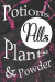 Potions Pills Plants & Powder: Blank Lined Notebook ( Witch ) Black/Pink