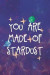 You Are Made Of Stardust: Blank Lined Notebook ( Universe ) Purple Pink