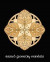 Sacred Geometry Mandala: Golden Orb Mandala Art Journal Cover, Cornell Lined Notebook . Geometric Design for Yoga, Meditation, Dream Diary or N