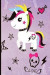 Love: 6 x 9 in Blank Lined Journal - 128 College Ruled Pages: Punk Rock Unicorn Rainbow Design on Soft Matte Cover - Noteboo