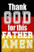 Thank God For This Father AMEN: Christian Dads Notebook/Father's Day Gifts/Gift For Daddy/Gifts From Wife/Vintage German Flag Germany Personal Busines