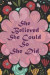 She Believed She Could So She Did: Blank Lined Notebook Journal Diary Composition Notepad 120 Pages 6x9 Paperback ( Motivational ) Black Floral