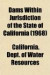 Dams Within Jurisdiction of the State of California
