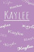 Kaylee: Blank lined teen diary, 120 pages to write down your daily thoughts