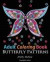 Adult Coloring Books: Butterfly Zentangle Patterns: 31 Beautiful, Stress Relieving Butterfly Coloring Designs: Volume 4 (Hobby Habitat Coloring Books)