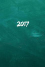 2017: Kalender/Terminplaner: 1 Woche auf 2 Seiten, Format ca. A5, Cover Schultafel: Volume 5