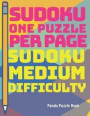 Sudoku one puzzle per page - Sudoku Medium Difficulty: Brain games For Seniors And Kids