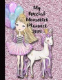 My Special Memories Planner: The Ultimate Yearly Scrapbook Planner for Keeping All Your Child's Memories Together - Pink Princess and Unicorn