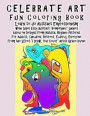 CELEBRATE ART Fun Coloring Book Learn to do Abstract Expressionism with super Easy abstract 'Biomorphic' Shapes based on Designs from Natural Organic