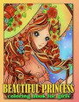 Princess Coloring Book for Girls: Relaxing Colouring Book for Girls, Teens adn Adults, Detailed Coloring Pages of Princess